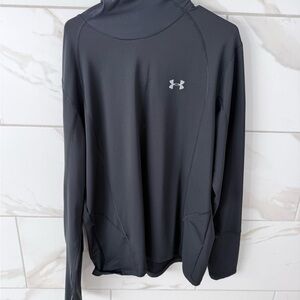 NWOT Under Armour Black ColdGear Fitted Top